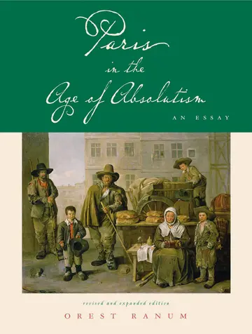 Cover of Paris in the Age of Absolutism