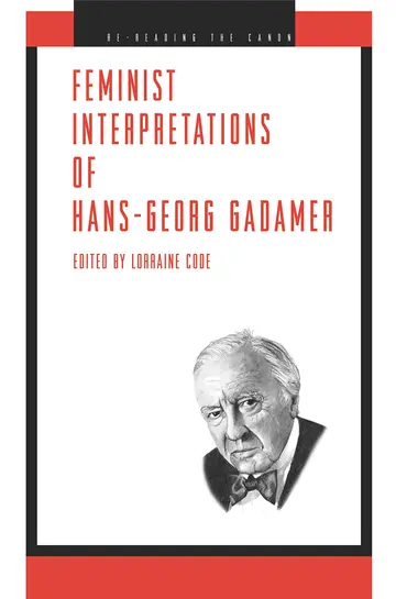 Cover of Feminist Interpretations of Hans-Georg Gadamer