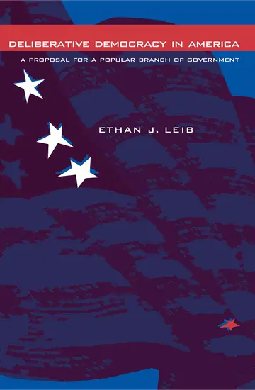 Cover of Deliberative Democracy in America