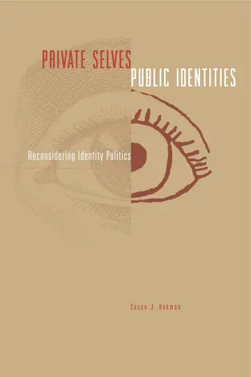 Cover of Private Selves, Public Identities