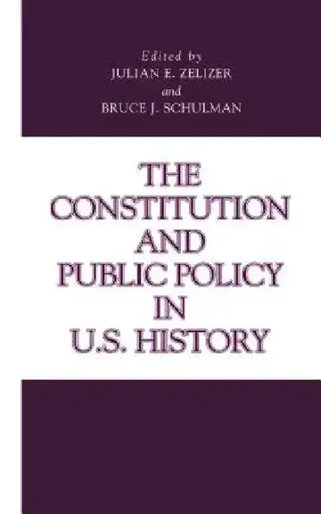 Cover of Issues in Policy History
