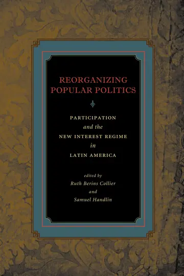 Cover of Reorganizing Popular Politics