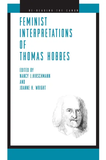 Cover of Feminist Interpretations of Thomas Hobbes