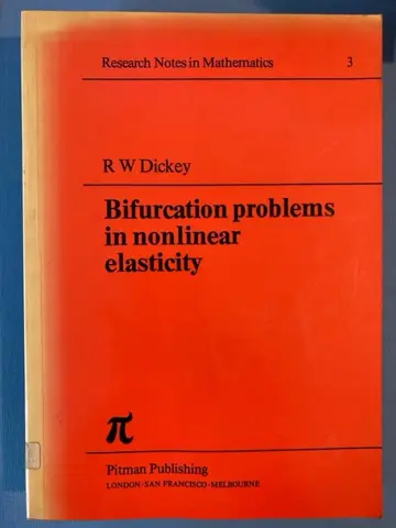 Cover of Bifurcation Problems in Nonlinear Elasticity