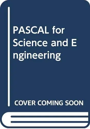Cover of PASCAL for Science and Engineering