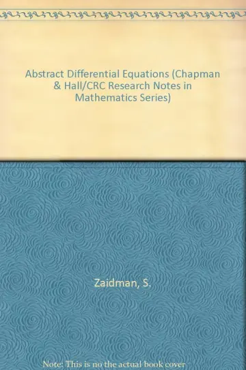 Cover of Abstract Differential Equations