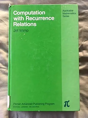 Cover of Computation with Recurrence Relations