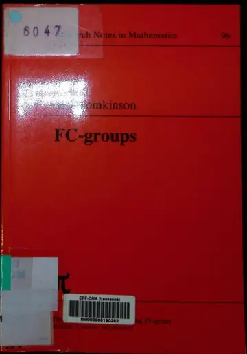 Cover of FC-Groups