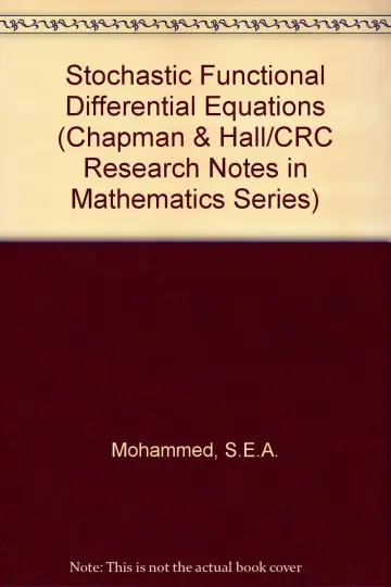 Cover of Stochastic Functional Differential Equations