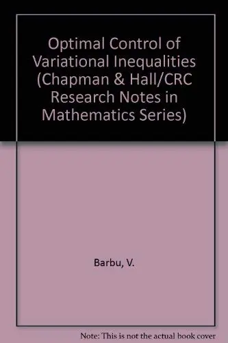 Cover of Optimal Control of Variational Inequalities