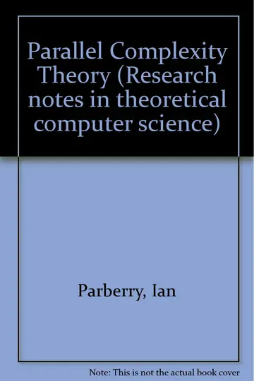 Cover of Parallel Complexity Theory