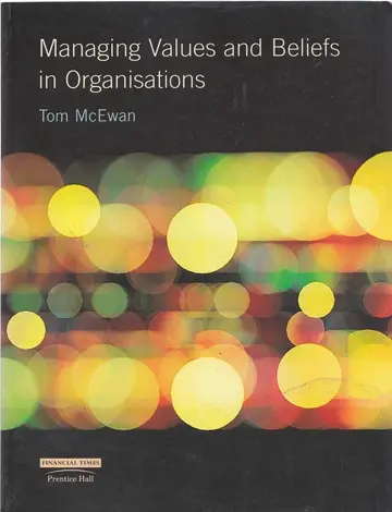 Cover of Managing Values and Beliefs in Organisations