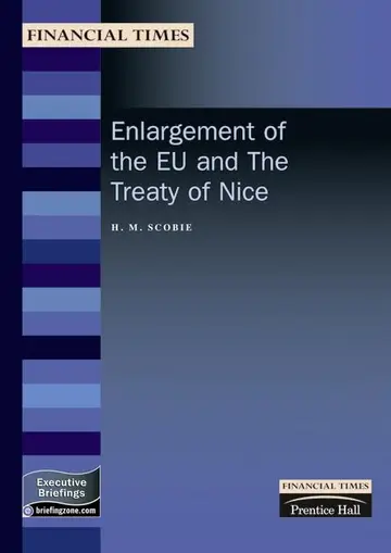Cover of Enlargement of the EU and the Treaty of Nice