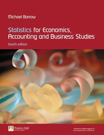 Cover of Statistics for Economics, Accounting and Business Studies
