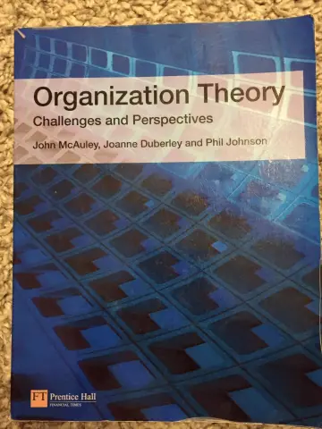 Cover of Organization Theory