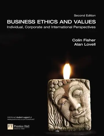 Cover of Business Ethics and Values