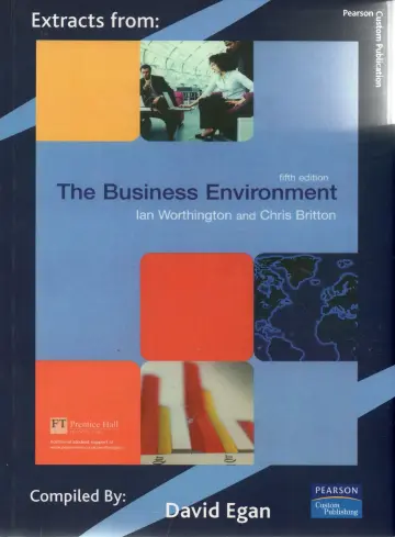 Cover of The Business Environment