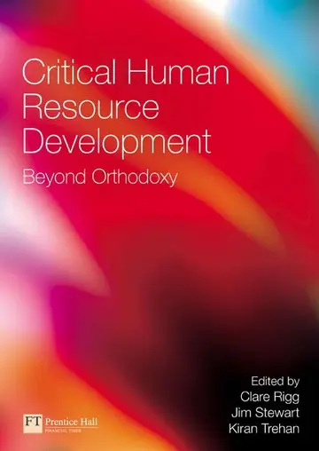 Cover of Critical Human Resource Development