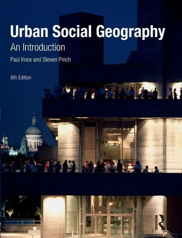 Cover of Urban Social Geography