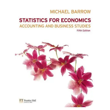 Cover of Statistics for Economics, Accounting and Business Studies