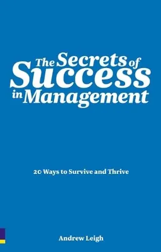 Cover of The Secrets of Success in Management