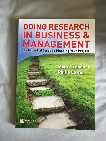 Cover of Doing Research in Business and Management