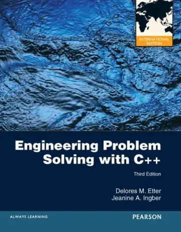 Cover of Engineering Problem Solving with C++