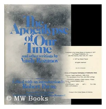 Cover of The apocalypse of our time, and other writings