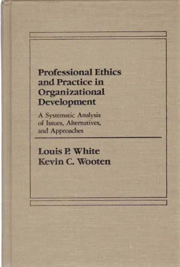 Cover of Professional Ethics and Practice in Organizational Development