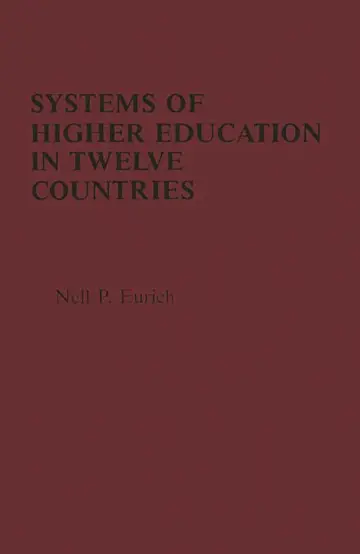Cover of Systems of Higher Education in Twelve Countries