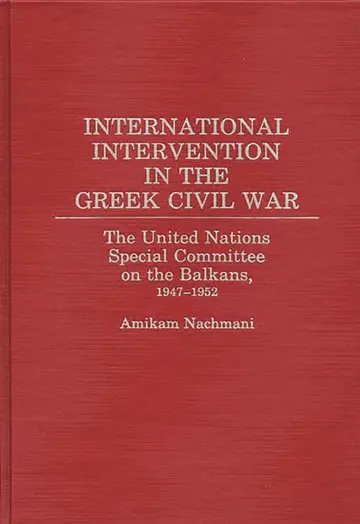 Cover of International Intervention in the Greek Civil War