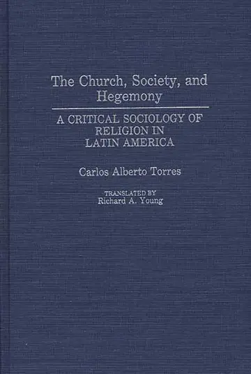 Cover of The Church, Society, and Hegemony
