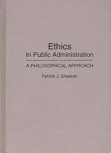 Cover of Ethics in Public Administration