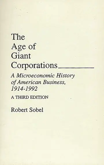 Cover of The Age of Giant Corporations