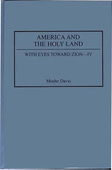 Cover of America and the Holy Land