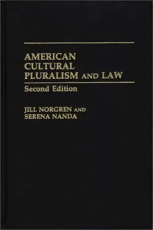 Cover of American Cultural Pluralism and Law, 2nd Edition