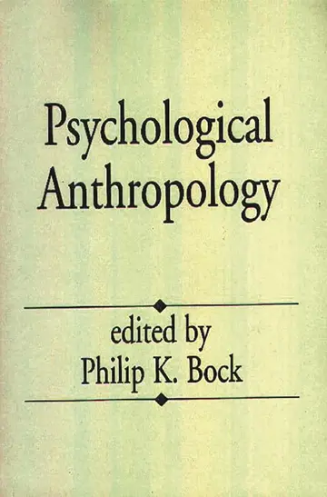Cover of Psychological Anthropology