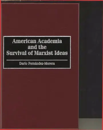 Cover of American Academia and the Survival of Marxist Ideas