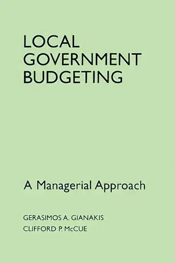 Cover of Local Government Budgeting