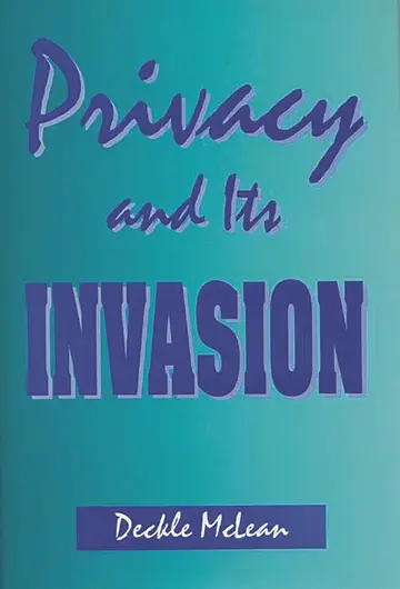 Cover of Privacy and Its Invasion