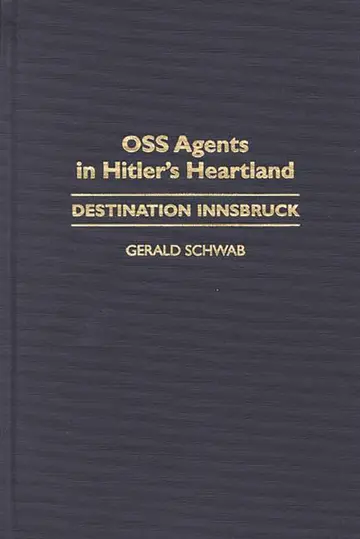 Cover of Oss Agents in Hitler's Heartland