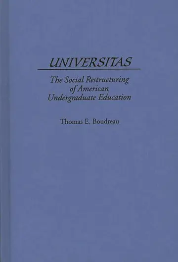 Cover of Universitas