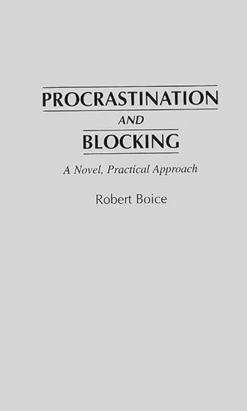 Cover of Procrastination and Blocking