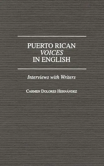 Cover of Puerto Rican Voices in English