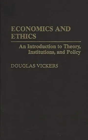 Cover of Economics and Ethics