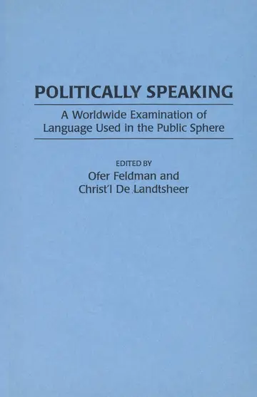 Cover of Politically Speaking