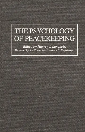 Cover of The Psychology of Peacekeeping