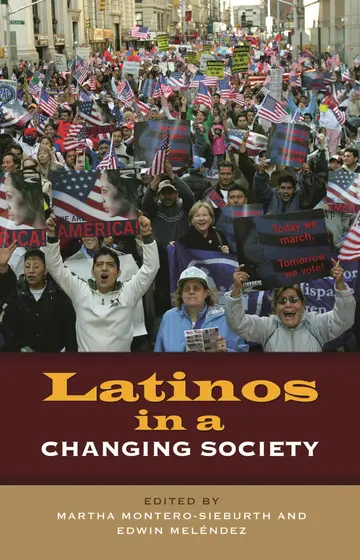 Cover of Latinos in a Changing Society
