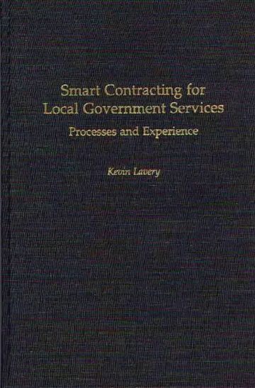 Cover of Smart Contracting for Local Government Services