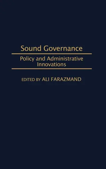 Cover of Sound Governance